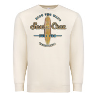 Sandshell santa cruz, ca vintage surfers tshirt Premium Sweatshirt - linhVisuals