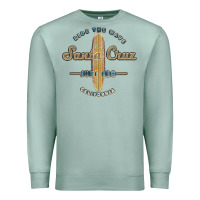 Seafoam santa cruz, ca vintage surfers tshirt Premium Sweatshirt - linhVisuals