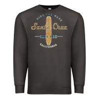 Smoke santa cruz, ca vintage surfers tshirt Premium Sweatshirt - linhVisuals