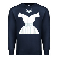 Navy wedding dresses bridal showers cute graphic funny t shirt Premium Sweatshirt - linhVisuals