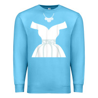 Ocean Blue wedding dresses bridal showers cute graphic funny t shirt Premium Sweatshirt - linhVisuals