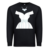 Black wedding dresses bridal showers cute graphic funny t shirt Premium Sweatshirt - linhVisuals