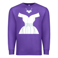 Purple wedding dresses bridal showers cute graphic funny t shirt Premium Sweatshirt - linhVisuals