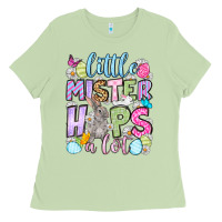Easter Day Little Mister Hops A Lot Ladies Tee | Teevron