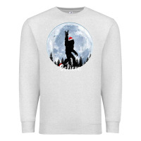 Oatmeal Heather santa bigfoot christmas rock funny sasquatch believe xmas t shirt Premium Sweatshirt - linhVisuals