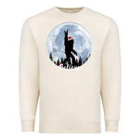 Santa Bigfoot Christmas Rock Funny Sasquatch Believe Xmas T Shirt Premium Sweatshirt | Teevron