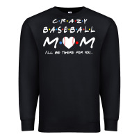 Black baseball coach crazy mom baseball Premium Sweatshirt - linhVisuals