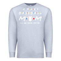 Heather Grey baseball coach crazy mom baseball Premium Sweatshirt - linhVisuals