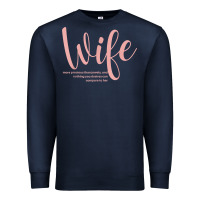 Navy wife collection t shirt Premium Sweatshirt - linhVisuals