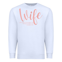 White wife collection t shirt Premium Sweatshirt - linhVisuals
