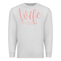Dove Grey wife collection t shirt Premium Sweatshirt - linhVisuals