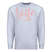 Heather Grey wife collection t shirt Premium Sweatshirt - linhVisuals
