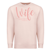 Pale Pink wife collection t shirt Premium Sweatshirt - linhVisuals