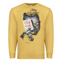 Antique Gold us dc dark knight photo why so serious 01 black h pullover hoodie Premium Sweatshirt - linhVisuals
