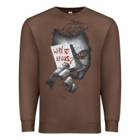 Chestnut us dc dark knight photo why so serious 01 black h pullover hoodie Premium Sweatshirt - linhVisuals