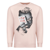 Pale Pink us dc dark knight photo why so serious 01 black h pullover hoodie Premium Sweatshirt - linhVisuals