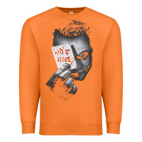 Carrot us dc dark knight photo why so serious 01 black h pullover hoodie Premium Sweatshirt - linhVisuals