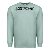 Seafoam good trouble Premium Sweatshirt - linhVisuals