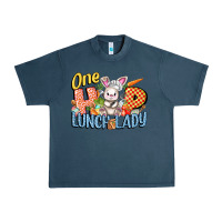 Midnight Navy one hip lunch lady easter day Urban Heavy Tee - FaDigitalArtStudio