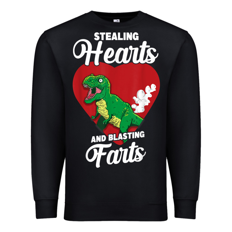 Stealing Hearts And Blasting Farts Valentine's Day T Shirt Premium Sweatshirt by linhVisuals | Teevron