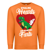 Carrot stealing hearts and blasting farts valentine's day t shirt Premium Sweatshirt - linhVisuals