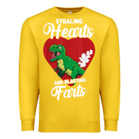 Lemon stealing hearts and blasting farts valentine's day t shirt Premium Sweatshirt - linhVisuals