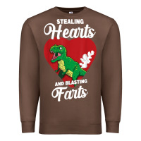 Chestnut stealing hearts and blasting farts valentine's day t shirt Premium Sweatshirt - linhVisuals