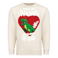 Sandshell stealing hearts and blasting farts valentine's day t shirt Premium Sweatshirt - linhVisuals