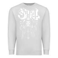 Dove Grey GHOST Premium Sweatshirt - linhVisuals