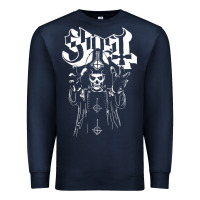 Navy GHOST Premium Sweatshirt - linhVisuals