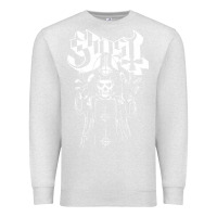 Oatmeal Heather GHOST Premium Sweatshirt - linhVisuals
