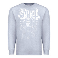 Heather Grey GHOST Premium Sweatshirt - linhVisuals