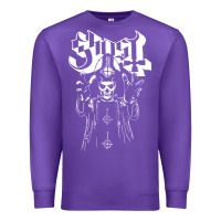 Purple GHOST Premium Sweatshirt - linhVisuals