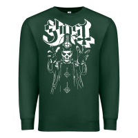Sports Green GHOST Premium Sweatshirt - linhVisuals