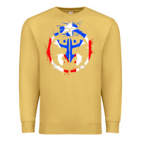 Antique Gold taino coqui symbol   boricua   hispanic heritage t shirt Premium Sweatshirt - linhVisuals