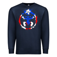 Navy taino coqui symbol   boricua   hispanic heritage t shirt Premium Sweatshirt - linhVisuals