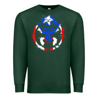 Sports Green taino coqui symbol   boricua   hispanic heritage t shirt Premium Sweatshirt - linhVisuals