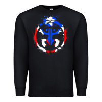 Black taino coqui symbol   boricua   hispanic heritage t shirt Premium Sweatshirt - linhVisuals