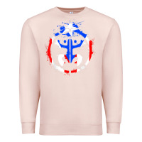 Pale Pink taino coqui symbol   boricua   hispanic heritage t shirt Premium Sweatshirt - linhVisuals
