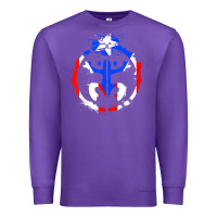 Purple taino coqui symbol   boricua   hispanic heritage t shirt Premium Sweatshirt - linhVisuals