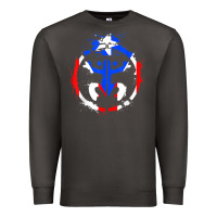 Smoke taino coqui symbol   boricua   hispanic heritage t shirt Premium Sweatshirt - linhVisuals
