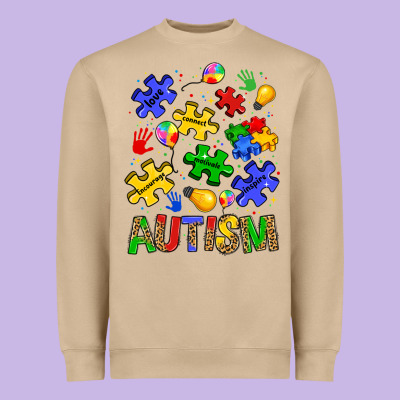 Autism Heavyweight Sweatshirt Designed By Jahusdesignshop