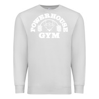 Dove Grey POWERHOUSE GYM POPULAR Premium Sweatshirt - linhVisuals