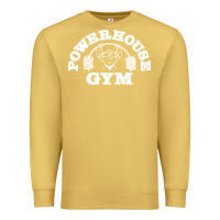 Antique Gold POWERHOUSE GYM POPULAR Premium Sweatshirt - linhVisuals