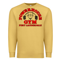 Antique Gold POWERHOUSE GYM CLASSIC Premium Sweatshirt - linhVisuals