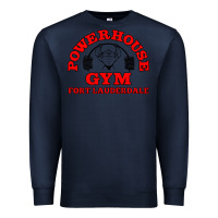 Navy POWERHOUSE GYM CLASSIC Premium Sweatshirt - linhVisuals