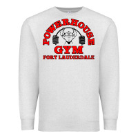 Oatmeal Heather POWERHOUSE GYM CLASSIC Premium Sweatshirt - linhVisuals