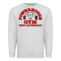 Dove Grey POWERHOUSE GYM CLASSIC Premium Sweatshirt - linhVisuals