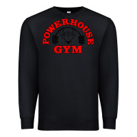 Black POWERHOUSE GYM VINTAGE SPORT Premium Sweatshirt - linhVisuals