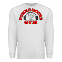 Oatmeal Heather POWERHOUSE GYM VINTAGE SPORT Premium Sweatshirt - linhVisuals